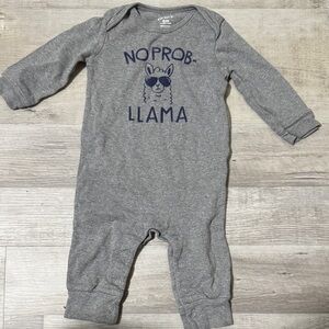 Llama Print Kids One Piece
